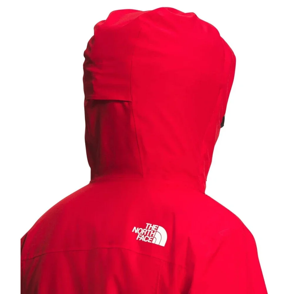 The North Face Sickline Jacket Men's 2XL Red Waterproof Full Zip Hooded KFC261